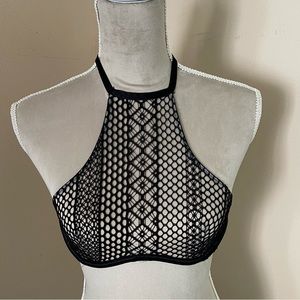 Victoria’s Secret Very Sexy Semi Sheer Halter Bra Size 32C